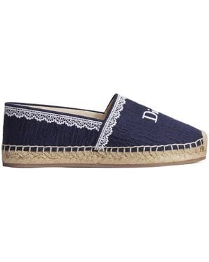 Dior Dentelle Espadrille - Blue
