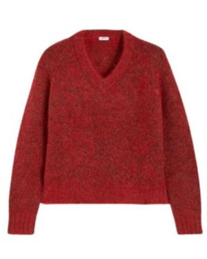 Aspesi V-Neck Jumper - Red