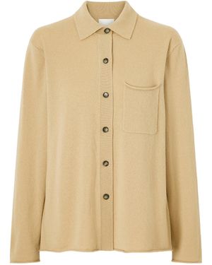 Allude Cashmere Cardigan - Natural
