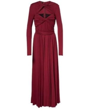Giambattista Valli Long Sleeve Dress - Red