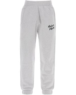Maison Kitsuné Loose Waist Sweatpants - Gray