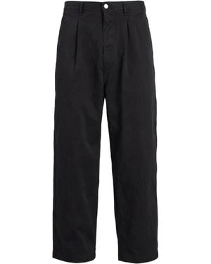 Comme des Garçons Pleated Straight-Leg Pants - Black
