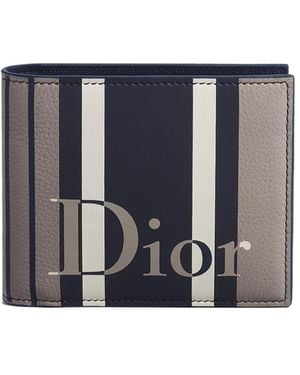 Dior Iviera Bifold Wallet - Blue
