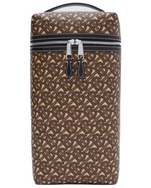 Burberry Monogram E-Canvas Trainer Bag - Brown