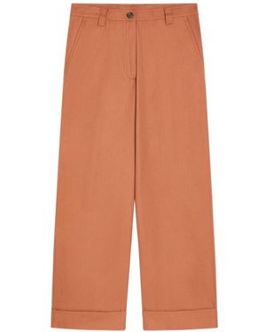 Dries Van Noten Cotton Trousers - Orange