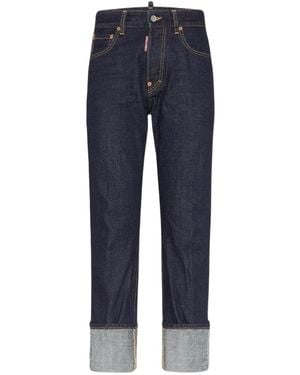 DSquared² Authentic Denim Wash Tomboy Jeans - Blue