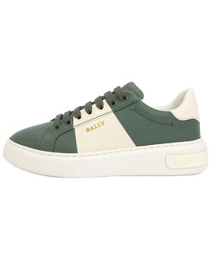Bally Lace Up Trainers - Green