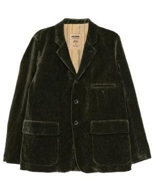 Uma Wang Long-Sleeved Suit Jacket - Black