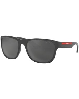 Prada Linea Rossa Prada Eyewear Square Frame Sunglasses - Metallic