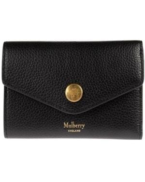 Mulberry Folded Multi-Card Wallet - Black
