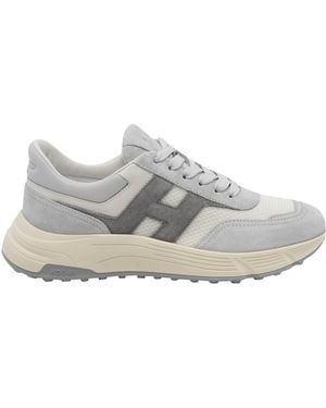Hogan Lace-Up Sneakers - Gray