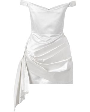 Alex Perry Smooth Blend Mini Skirt - White