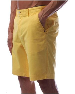 BOSS Cotton Chino Shorts - Yellow
