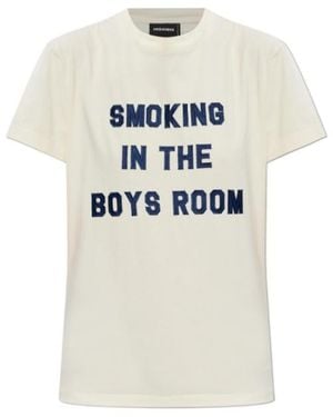 DSquared² Vintage Fade Just Right Fit T-Shirt - White