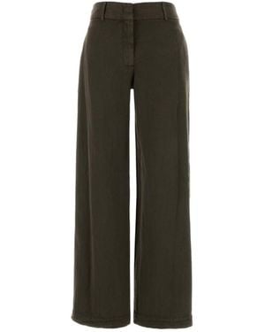 Pt Pantaloni Pt Torino Nicole Palazzo Trousers - Green