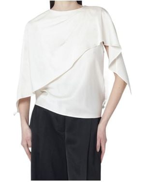 Jonathan Simkhai Eliora Satin Blouse - White