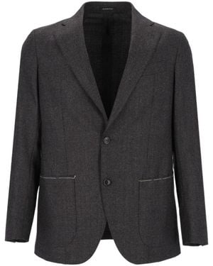 Al Duca d'Aosta Long-Sleeve Suit Set - Black