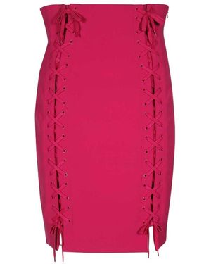 Moschino Lacing Skirt - Pink