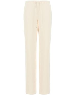 Calvin Klein Straight-Leg Track Pants - White