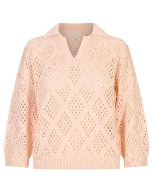 Peserico Long-Sleeved Knitted Jumper - Pink
