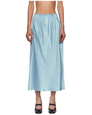 Simone Rocha Single Hip Detail Easy Skirt - Blue