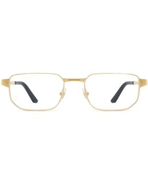 Cartier Rectangle Frame Glasses - White