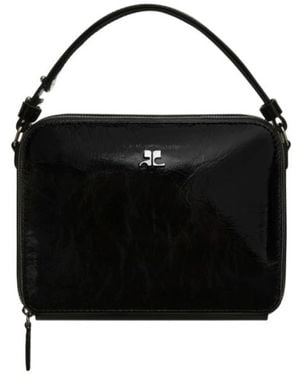 Courreges Courrèges Cloud Chained Shoulder Bag - Black