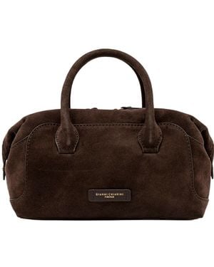 Gianni Chiarini Suede Tote Bag - Brown