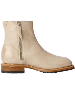 Our Legacy Leather Boots - Natural