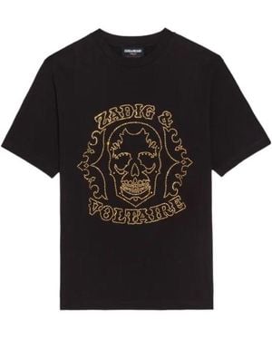 Zadig & Voltaire Graphic-Print T-Shirt - Black