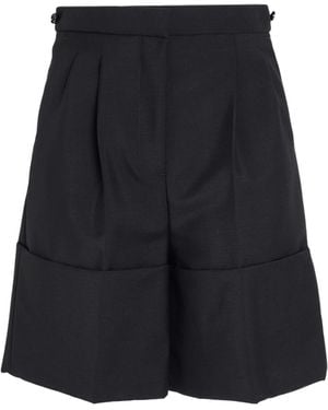 Burberry Shorts & Bermuda Shorts Mohair Wool, Virgin Wool - Blue