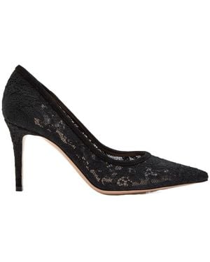 Gianvito Rossi Claudia 85 Lace Pumps - Black