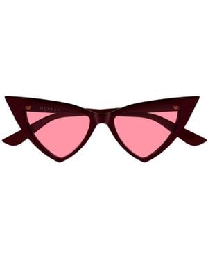 McQueen Eyewear Cat Eye Frame Sunglasses - Pink