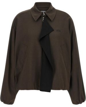 Loewe Viscose And Wool Jacket - Black