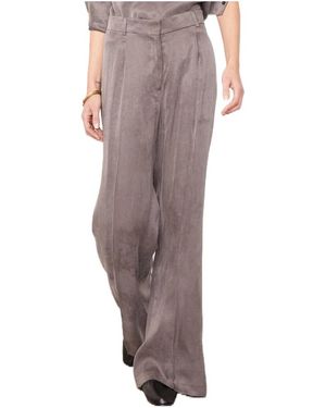 Officine Generale Belt Loop Casual Trousers - Grey
