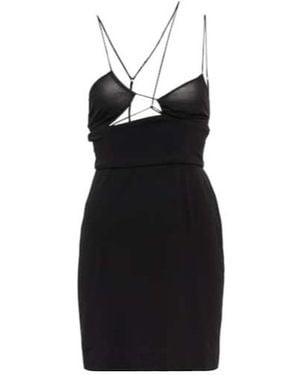 Nensi Dojaka Cutout Minidress - Black