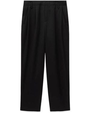 KENZO Pleated Tapered Pants - Black