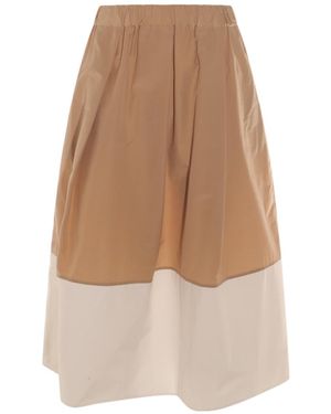 Antonelli Cotton Skirt - Natural