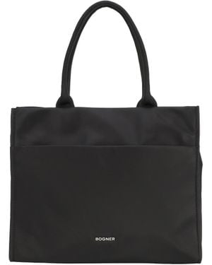 Bogner Logo Handbag - Black