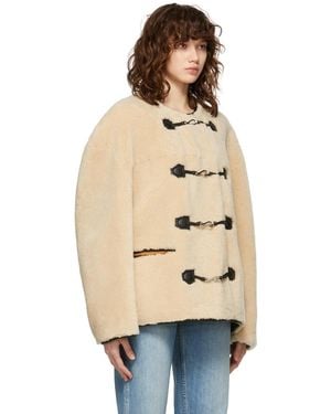 TOTEME Teddy Shearling Jacket - Natural