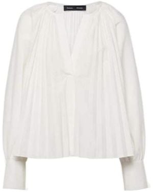 Proenza Schouler Pleated Design Cover-Up - White