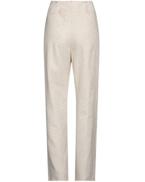 Jacquemus Solid-Colored Flared Pants - White