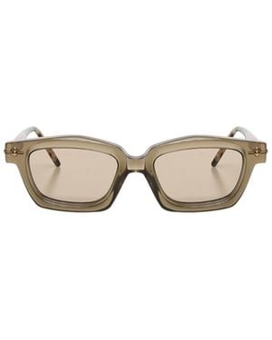 Kuboraum Geometric Sunglasses - White