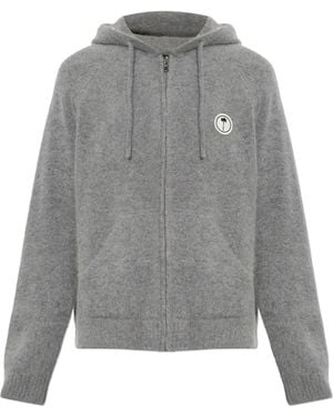 Palm Angels Long-Sleeve Casual Jacket - Gray
