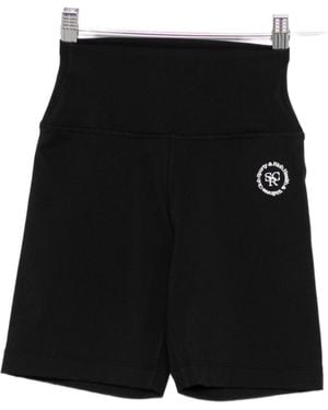 Sporty & Rich Logo Shorts - Black