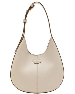 Tod's Di Bag Hobo Mini Shoulder Bag - Natural