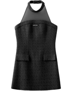 Marissa Chiara Halter Neck Dress - Black