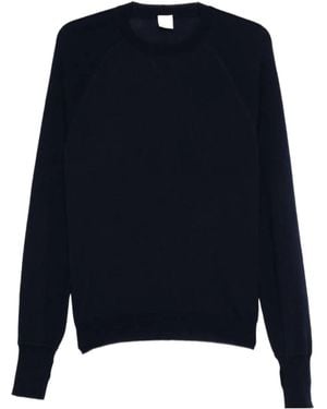 Eleventy Round-Neck Jumper - Blue
