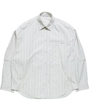 Acne Studios Double Sleeve Button-Up Shirt - White