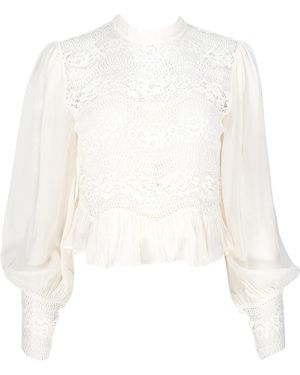 Twinset Laced Top - White